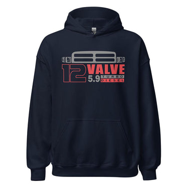 12v cummins Second gen dodge ram hoodie in navy